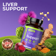 Liver Support Supplement with Milk Thistle
