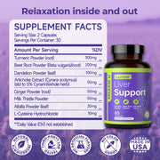 Liver Support Supplement with Milk Thistle